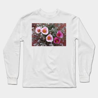 Sego Lily Group State Flower Of Utah With Bulbous Edible Root Canyonlands National Park Long Sleeve T-Shirt